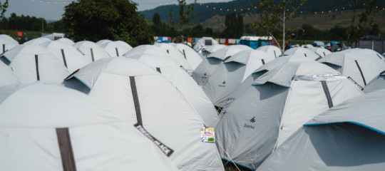 Pre-Pitched Tent